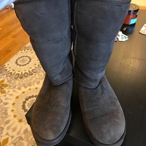 Tall brown UGG boots